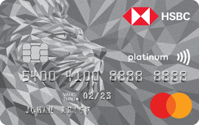 HSBC Platinum Mastercard Credit Card - get up 8x rewards on contactless spend