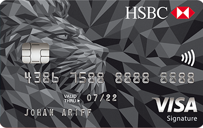 HSBC Visa Signature Credit Card gives up to 8x rewards on overseas and online spend
